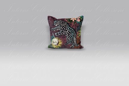 Cuscino Pantera Multicolore Christian Lacroix