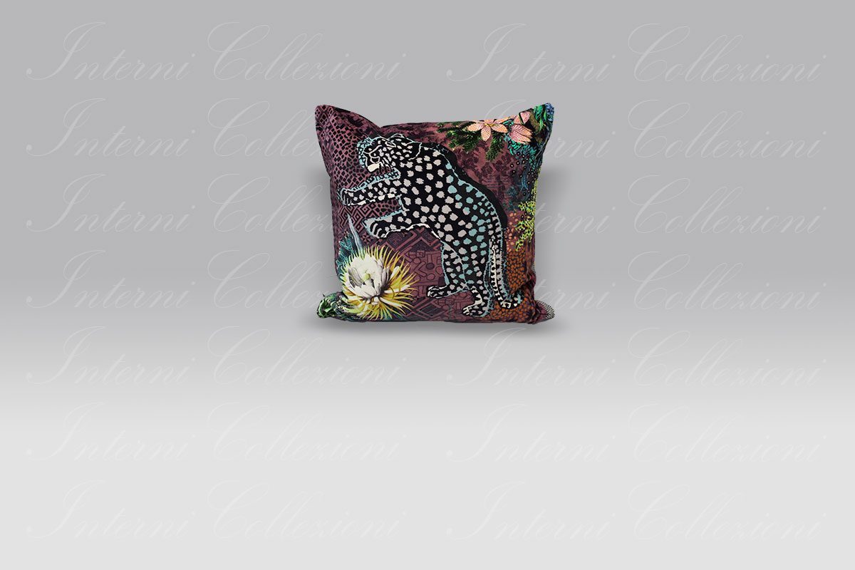 Cuscino Pantera Multicolore Christian Lacroix Cuscino Pantera Multicolore Christian Lacroix