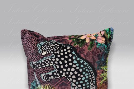 Cuscino Pantera Multicolore Christian Lacroix