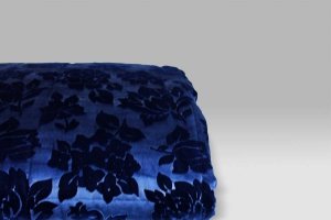 Quilt Velluto Imperiale blu Micol