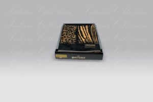 Coppia Spugna African Zebra bruciato Roberto Cavalli