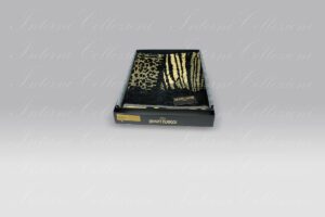 Coppia Spugna African Zebra senape Roberto Cavalli