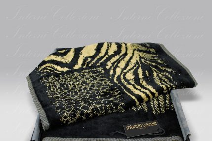 Coppia Spugna African Zebra senape Roberto Cavalli