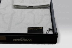 Coppia Spugna Araldico grigio Roberto Cavalli