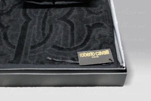 Coppia Spugna Araldico nero Roberto Cavalli