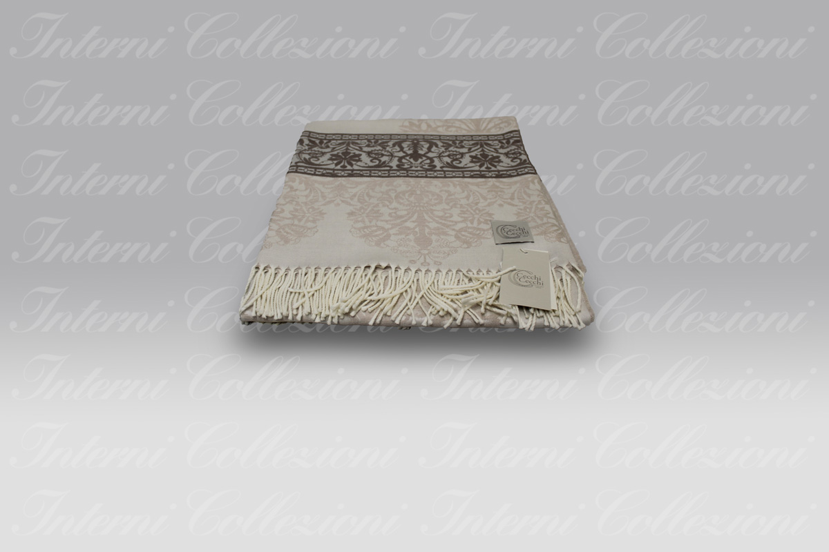 Plaid Giudecca beige-naturale Cecchi e Cecchi Agolab (1) Plaid Giudecca beige-naturale Cecchi e Cecchi Agolab