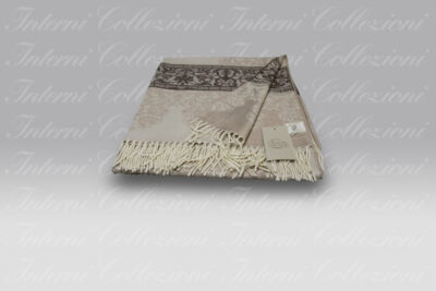 Plaid Giudecca beige-naturale Cecchi e Cecchi Agolab