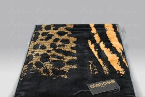 Telo Doccia African Zebra bruciato Roberto Cavalli