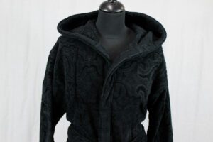 Accappatoio Araldico nero Roberto Cavalli