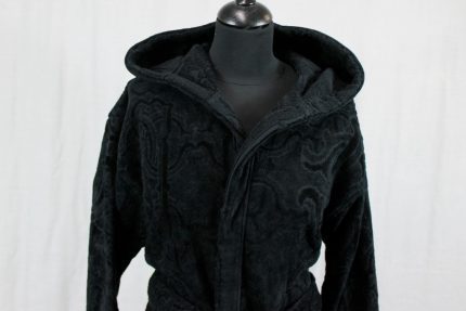 Accappatoio Araldico nero Roberto Cavalli