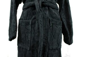 Accappatoio Araldico nero Roberto Cavalli
