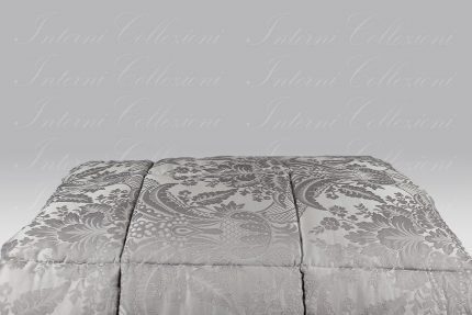 Trapunta Damasco perla David Home Collection