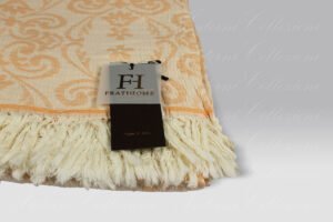 Plaid Baghera Allegory arancio Frati Home