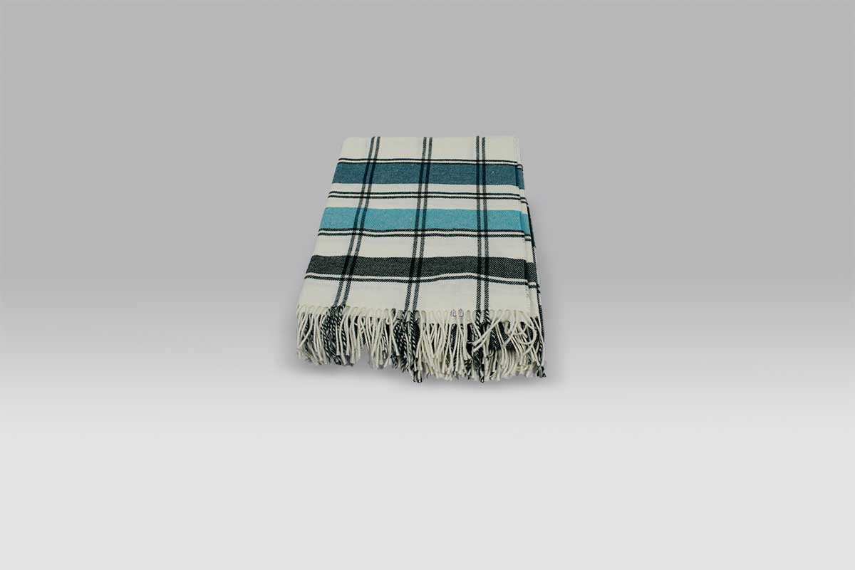 Plaid Bayswater Teal Designers Guild