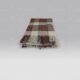 Plaid Lambswool beige mattone Cecchi e Cecchi