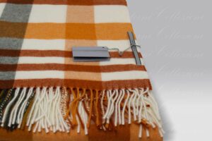 Plaid Nathalie ocra Cecchi e Cecchi Agolab