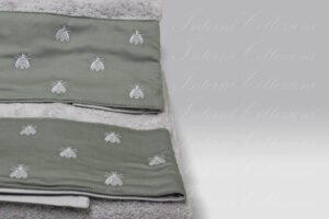 Coppia Spugna Api Satin grigio-verde Mastro Raphael