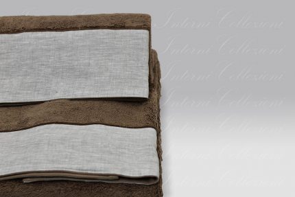 Coppia Spugna Lino terra Mastro Raphael