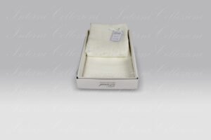 Set 2 Pezzi Lino Vanitas latte bianco David Home Collection