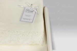 Set 2 Pezzi Lino Vanitas latte bianco David Home Collection
