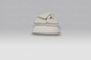 Set Spugna 5 pezzi Ginevra latte David Home Collection