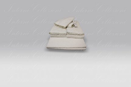 Set Spugna 5 pezzi Ginevra latte David Home Collection