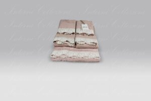 Set Spugna 5 Pezzi Vanitas rosa David Home Collection