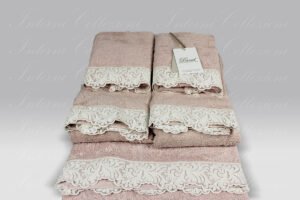 Set Spugna 5 Pezzi Vanitas rosa David Home Collection