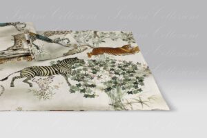 Completo Lenzuola Jambo animali Tessitura Toscana Telerie