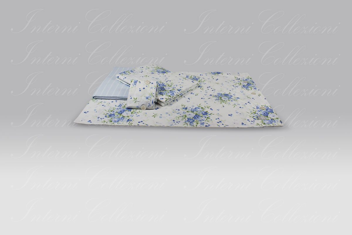 Completo Lenzuola Rosalin 8404 azzurro Martha O-Neil Completo Lenzuola Rosalin 8404 azzurro Martha O-Neil