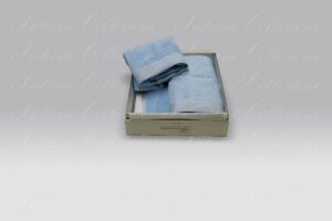 Coppia Spugna Spa azzurro Blumarine