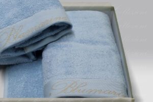Coppia Spugna Spa azzurro Blumarine