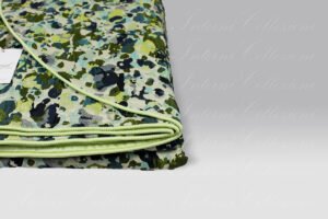 Copriletto Goccia verde blu David Home Collection