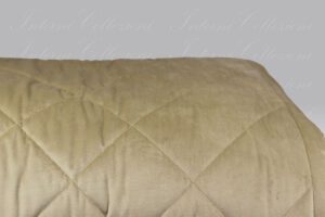 Quilt Bloom Velvet tortora Tessitura Randi