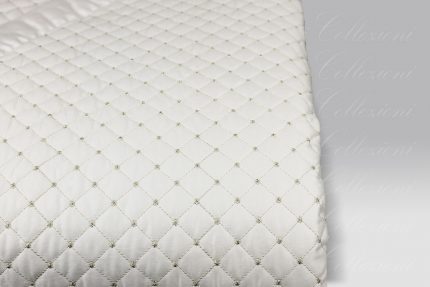 Quilt Vicky bianco-argento Dea