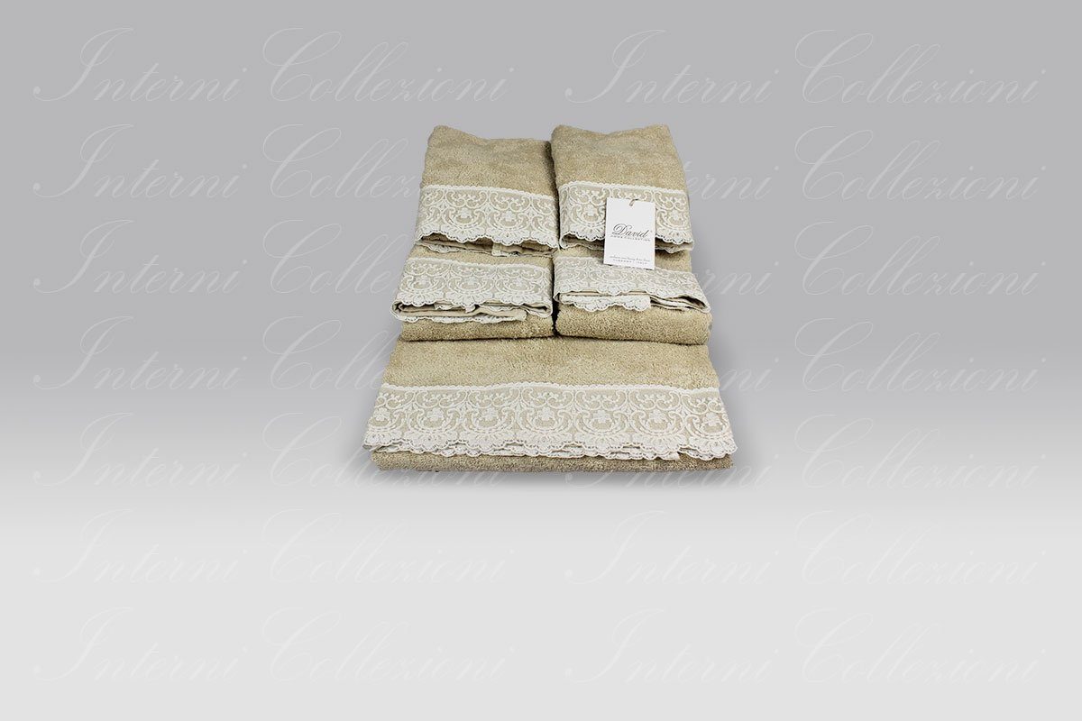 Set 5 Pezzi Armonia sabbia David Home Collection Set 5 Pezzi Armonia sabbia David Home Collection