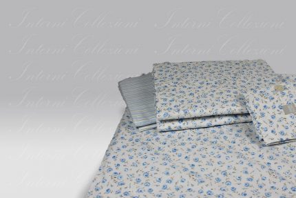 Completo Lenzuola Florine M8396 azzurro Martha O-Neil