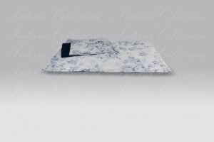 Completo Lenzuola Regina 8398 azzurro Martha O-Neil