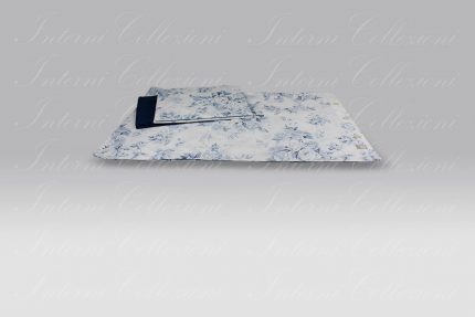 Completo Lenzuola Regina 8398 azzurro Martha O-Neil