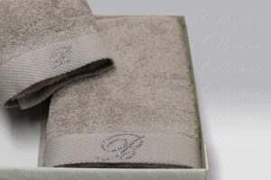 Coppia Spugna Benessere nocciola Blumarine
