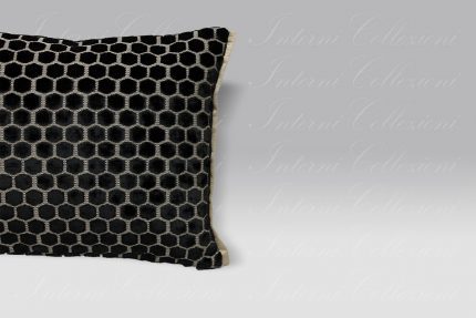 Cuscino Jabot noir Designers Guild