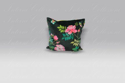Cuscino Porcelaine De Chine velour Noir Designers Guild