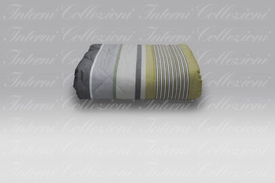 Quilt Gastone verde-grigio Martha O'Neil
