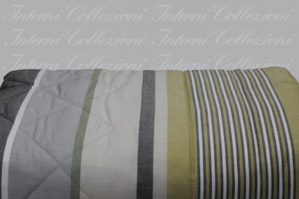 Quilt Gastone verde-grigio Martha O'Neil