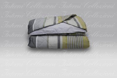 Quilt Gastone verde-grigio Martha O'Neil