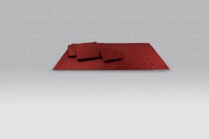 Completo Lenzuola Maine raso bordeaux Micol