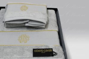 Coppia Spugna Gold New grey Roberto Cavalli