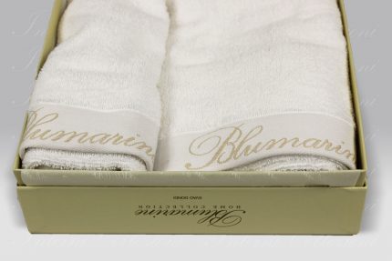 Coppia Spugna Spa bianco Blumarine