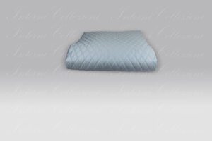 Quilt BeB rombi celeste-polvere Mastro Raphael