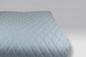 Quilt BeB rombi celeste-polvere Mastro Raphael